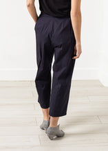 Load image into Gallery viewer, Wide Cropped Trouser in Navy