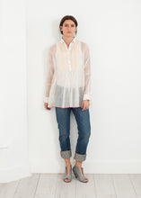 Load image into Gallery viewer, Sheer Rainbow Blouse in White
