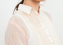 Load image into Gallery viewer, Sheer Rainbow Blouse in White
