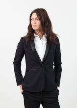 Load image into Gallery viewer, Shawl Collar Blazer in Black
