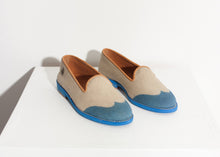 Load image into Gallery viewer, Wingtip Loafer in Blue
